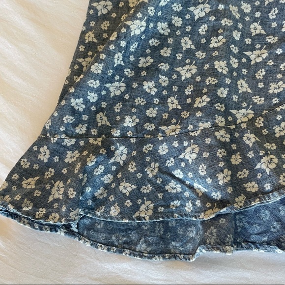 J.Crew Mercantile Casual Blue Mini Dress - Picture 3 of 8